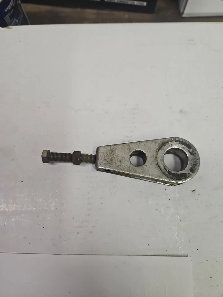 HONDA CB350F CB400F CJ360T CB360T CM400 SWINGARM REAR WHEEL AXLE CHAIN ADJUSTER - Image 1 of 2
