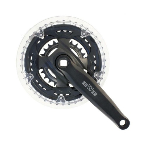 GUARNITURA COMPLETA DI PARACATENA PER BICI MTB 42 34 24 NERA PERNO QUADRO |  eBay