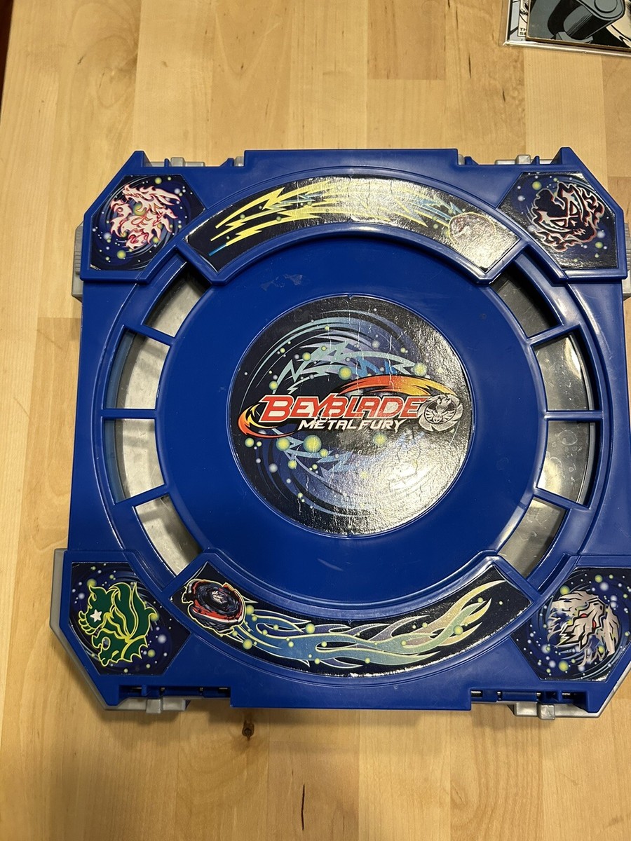 RARE BLUE BEYBLADE Metal Fusion BATTLE ARENA Stadium Folding
