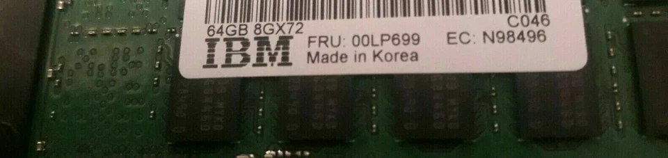 IBM Power8 64GB 8GX72 DDR3 1600MHz CDIMM Memory RAM 00LP699 M351B8G70DM0-YK0M1 - Image 2 of 4