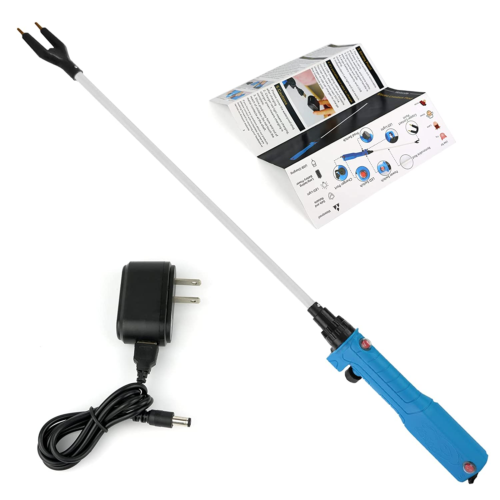 Livestock Prod with Charger, Rechargeable Cattle Prod 42.3Inches Hot Shock Elect - Picture 1 of 10