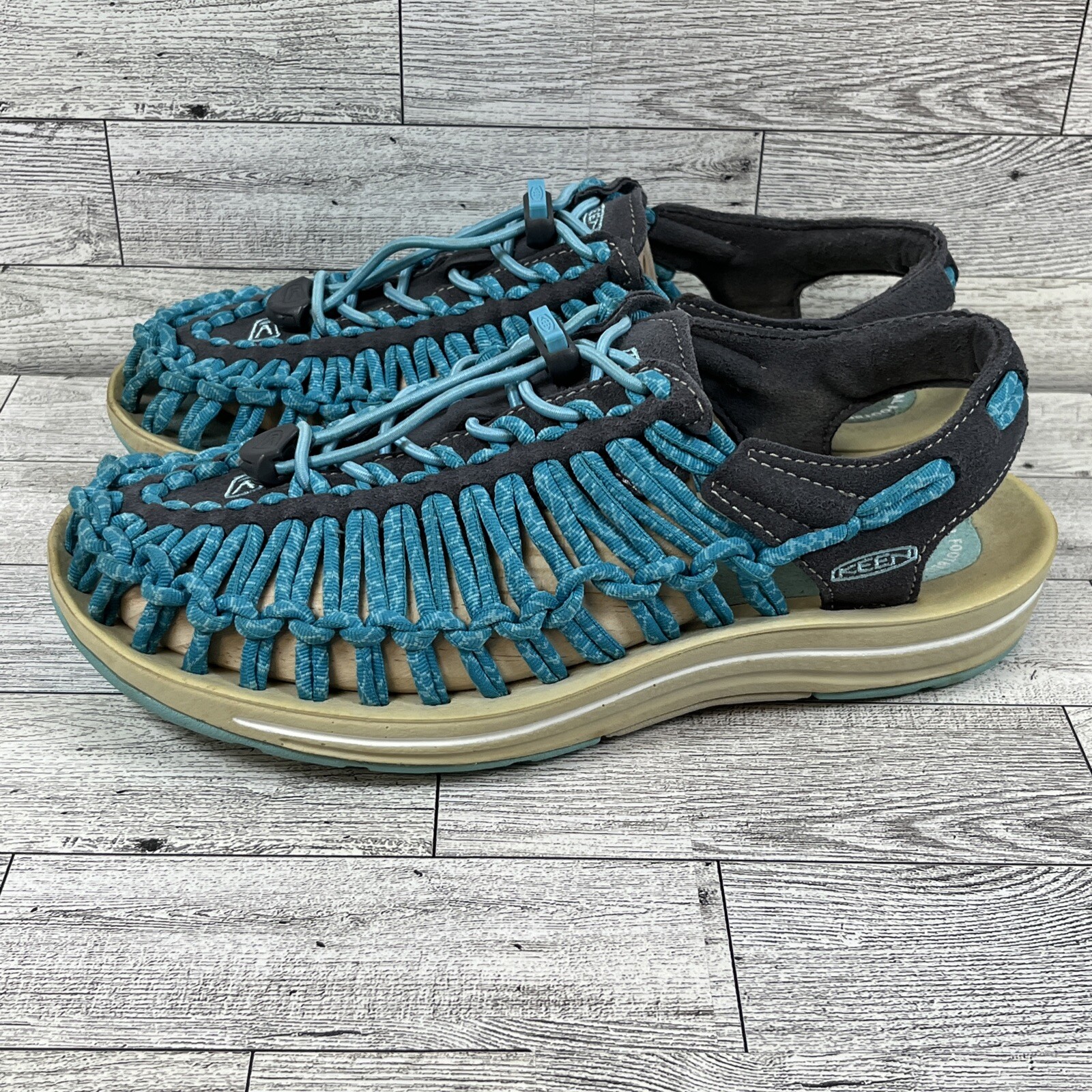 Sandali acqua blu Keen Uneek ParaCord acqua 1014639 donna taglia 7