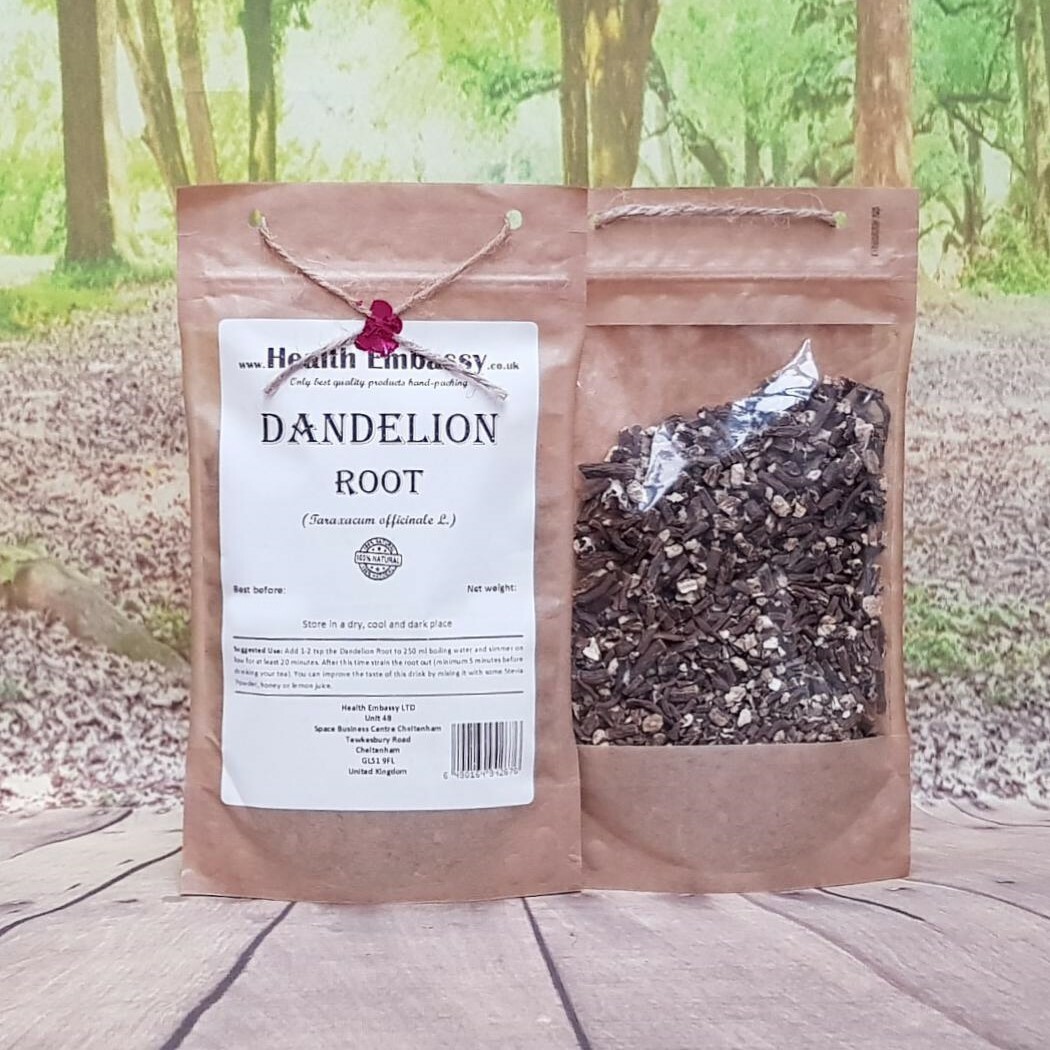 Dandelion Root 50g (Radix Taraxaci) - Health Embassy 100% Natural Herbal Tea