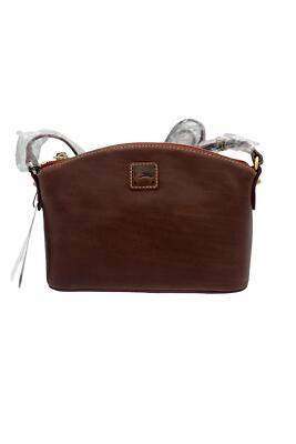 Dooney & Bourke Florentine Leather Suki Crossbody Chestnut