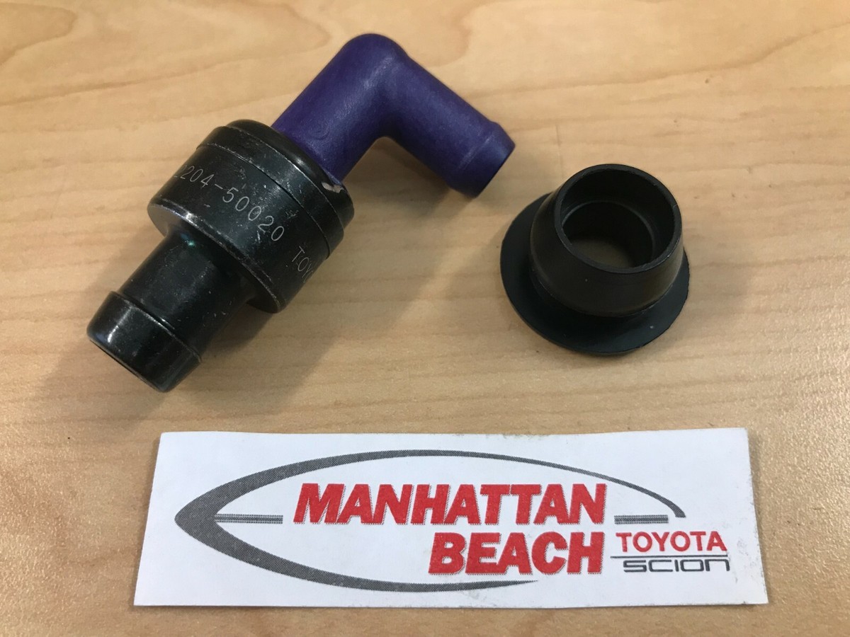 Ｎｏ．481様 GENUINE TOYOTA PCV VALVE & GROMMET 12204-50020 & 90480-18001