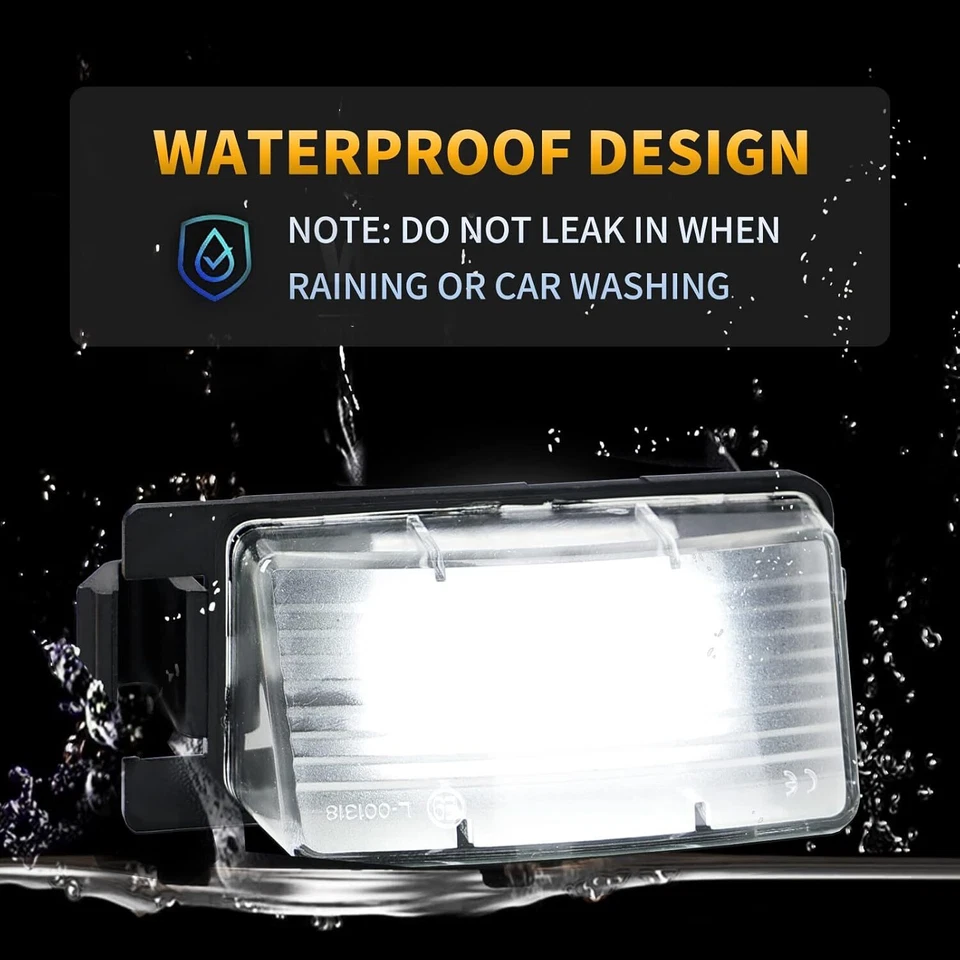 Luz de matrícula LED completa para Nissan 350Z 370Z GT-R Infiniti G35 G37 Q40 Q60 Foto 4 de 4