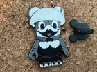 G12(12) PIN 'S DISNEY VINYLMATION MICKEY EARS CLARA BLACK & WHITE