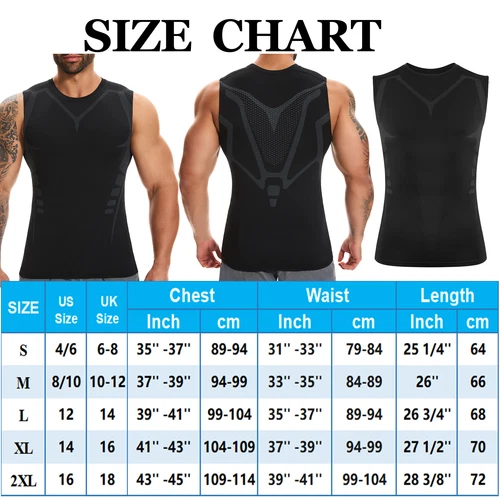 Mens Gym Muscle Singlets Workout Tank Top Bodybuilding Sleeveless Tee - Picture 26 of 30