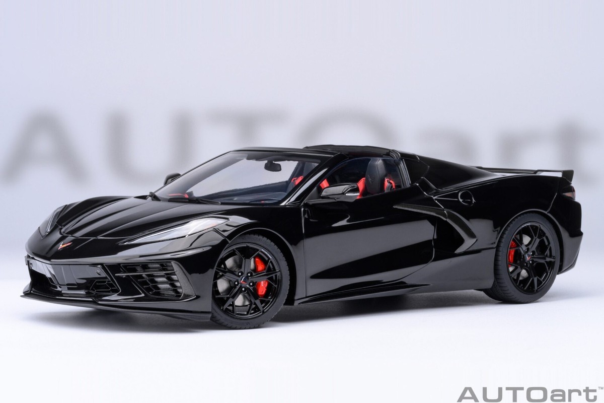 AUTOart　Chevrolet Corvette 1:18 CHEVROLET CORVETTE C8 Z51 STINGRAY COUPE BLACK 1:18 by AUTOart