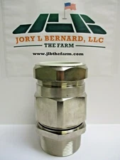 APPLETON CABLE GLAND, 3" NPT, 75T33005, NICKEL PLATED BRASS