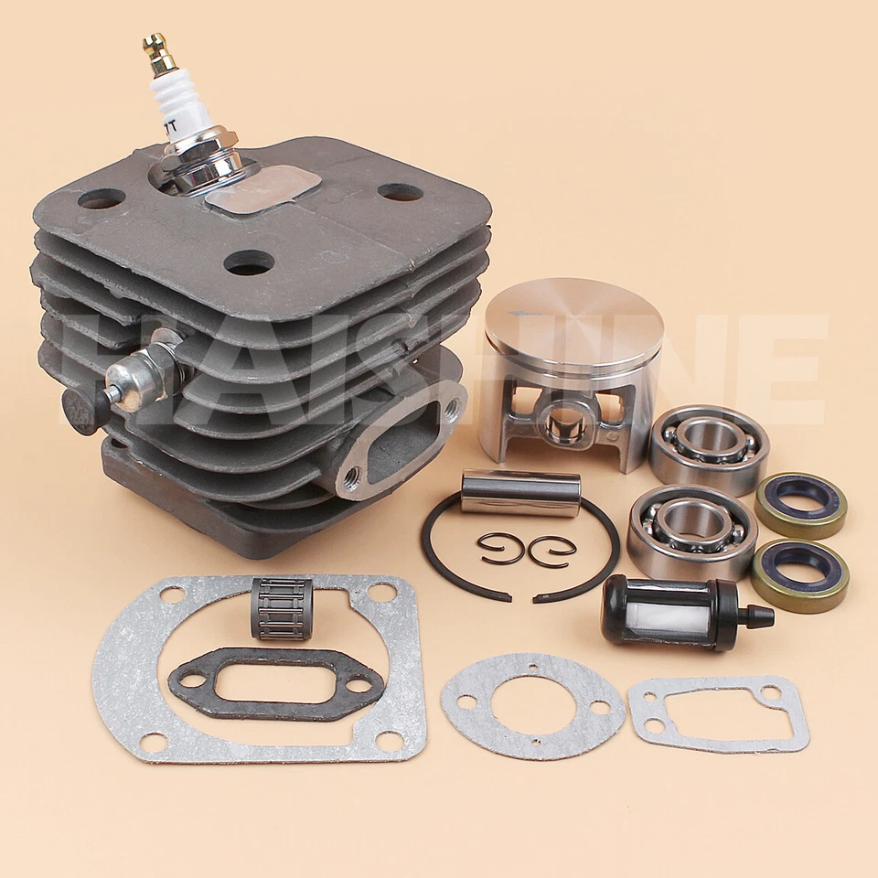 HAISHINE 52mm Big Bore Cylinder Piston Kit For Husqvarna 162 266 266SE Chainsaw Nikasil