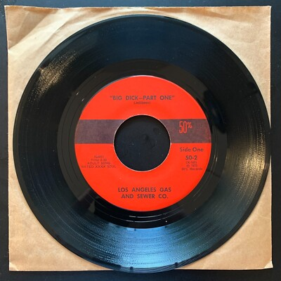 #ad Los Angeles Gas and Sewer Co. BIG DICK Pt. 1 amp; 2 Adult XXX Soul 1973 NM $34.99