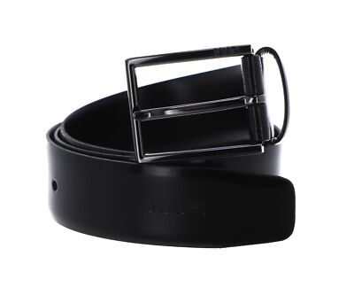 JOOP! Smooth Coll. Belt 3,5 CM W100 Gürtel Black schwarz Neu
