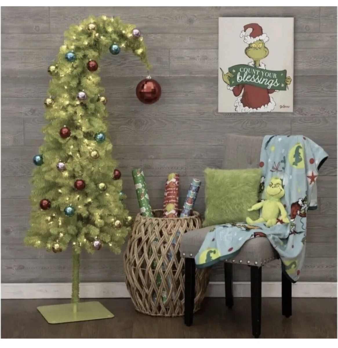 Hobby Lobby Grinch Christmas Tree *in hand*