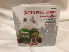 Dept 56 North Pole Village Santa’s Sweet Shop, Gumdrop Shop 4020950 2011 Retired