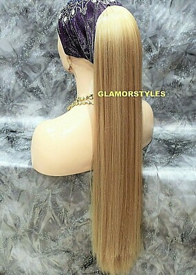 PONYTAIL HAIR PIECE EXTENSIONS EXTRA LONG STRAIGHT MEDIUM  display picture 3