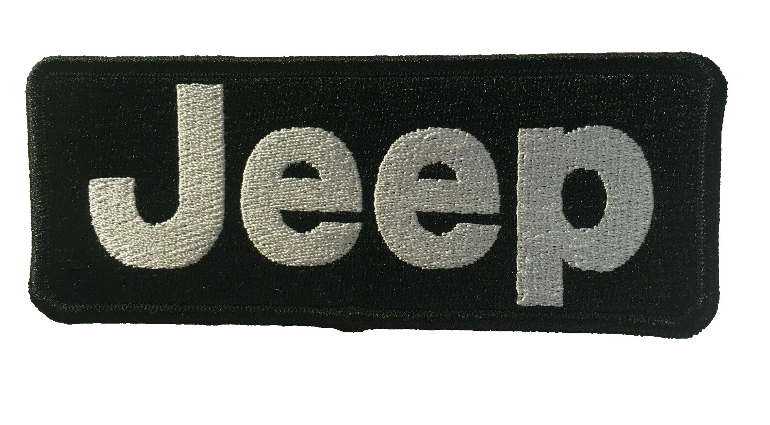 Jeep patch iron on or sew on embroidered badge 2x5"