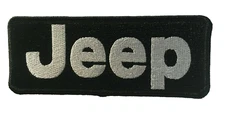 Jeep patch iron on or sew on embroidered badge 2x5"