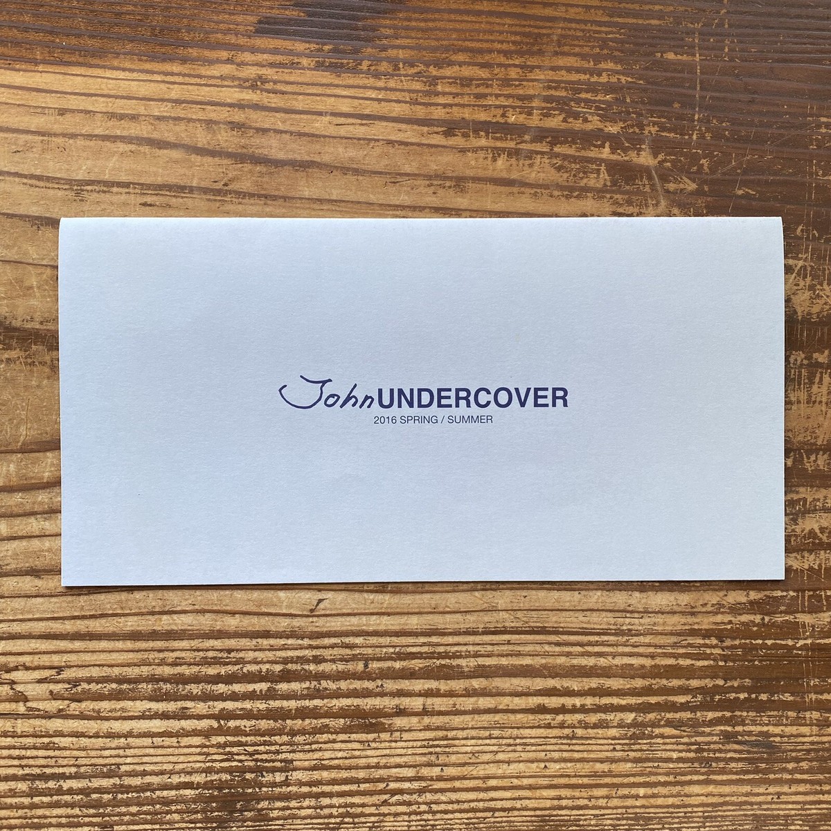 John UNDERCOVER Photo Album Look Book 2016SS Men's Collection JUN