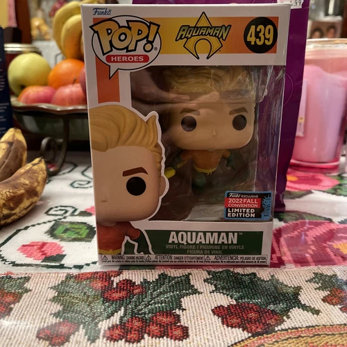 AQUAMAN Funko Pop!  2022 Fall Convention Limited Edition 439 NEW IN BOX