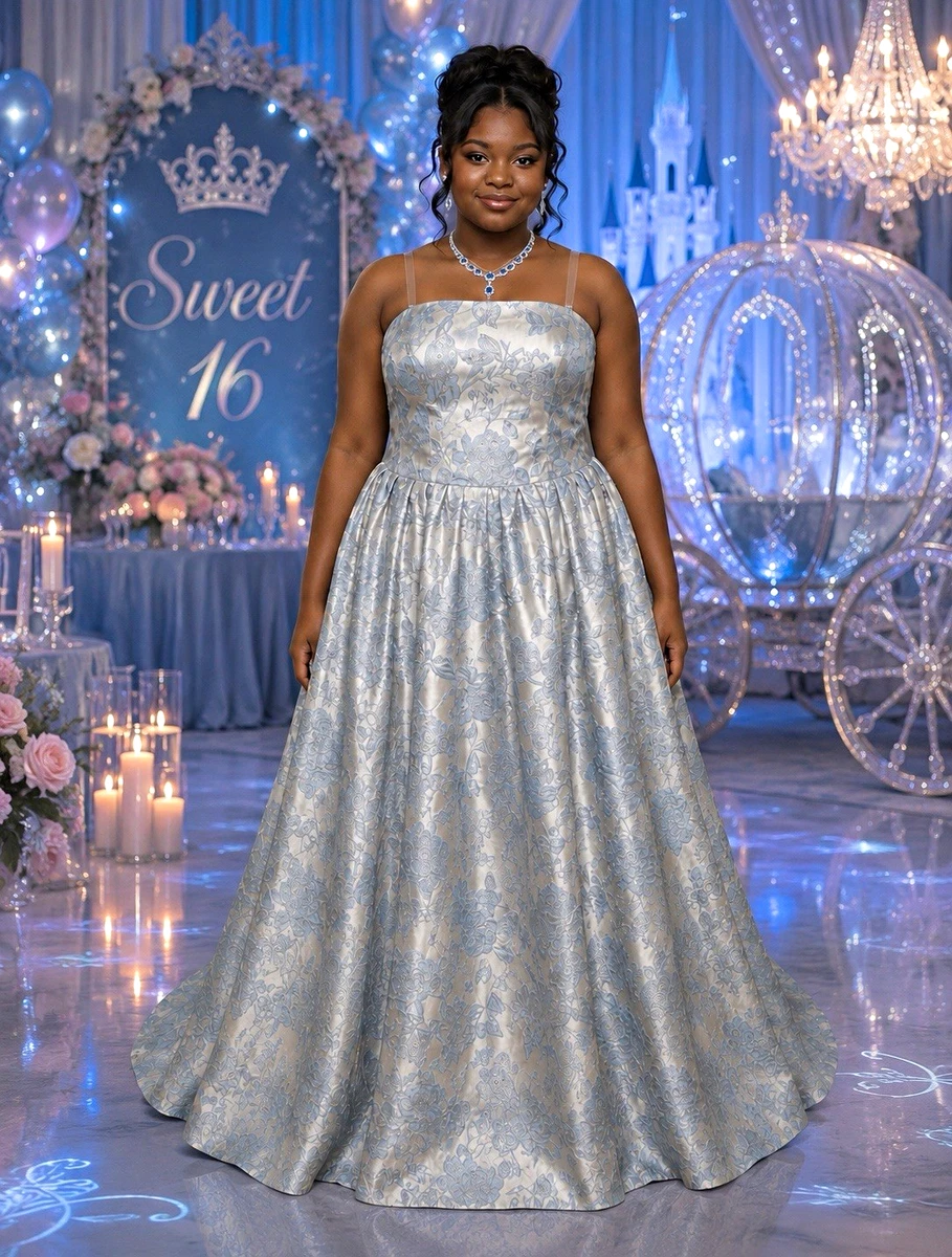 plus size formal dresses silver La Femme Curve Dress 29396 while the comfy stretch lining keeps you moving with ease all night long Silver Glitter Off-the-Shoulder Evening Gown