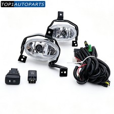Clear Front Bumper Fog Lights Lamp Wswitch Kit Fit For 2010 2011 Honda Cr-v Crv