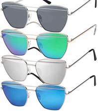 Sunglasses Butterfly Shape Designer 80s Modern Women Eyeglasses Beach 30491