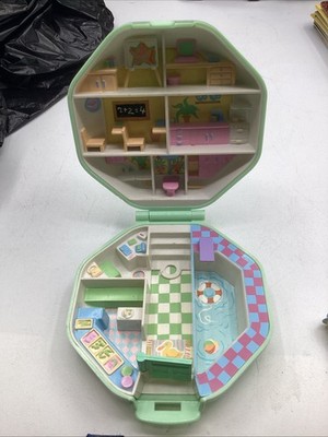 Polly Pocket 1990 Vintage Polly's School Compact ONLY Bluebird Toys