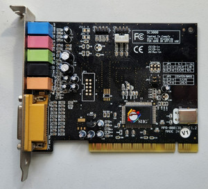 SIIG SC3000 5.1 PCI Sound Card