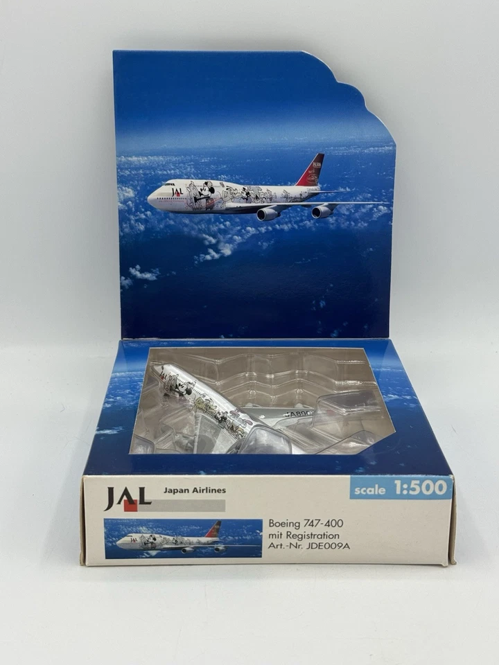 Herpa Wings 500 Japan Airlines JAL B747-400D "Disney Friends" 1:500 NG Foto 2 de 2