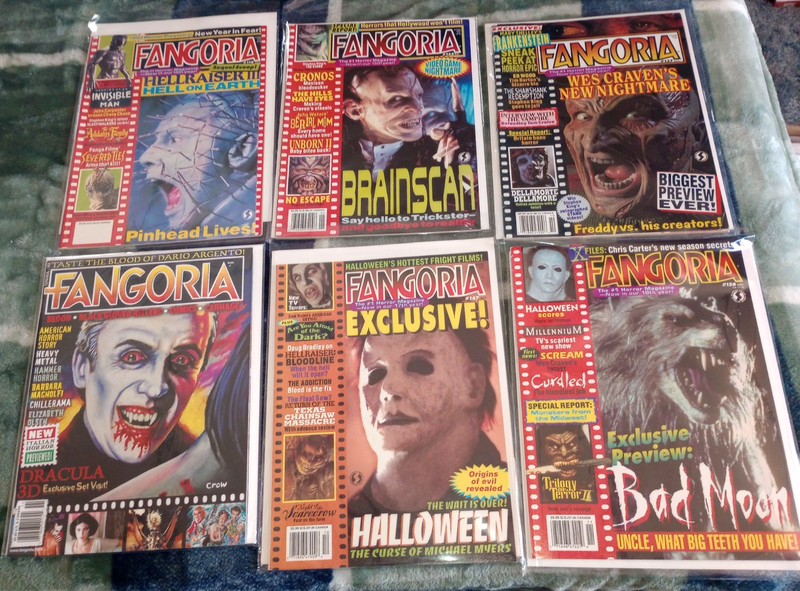 FANGORIA Magazines lot horror Vintage MYERS # 147 Freddy #137 Good Conditions