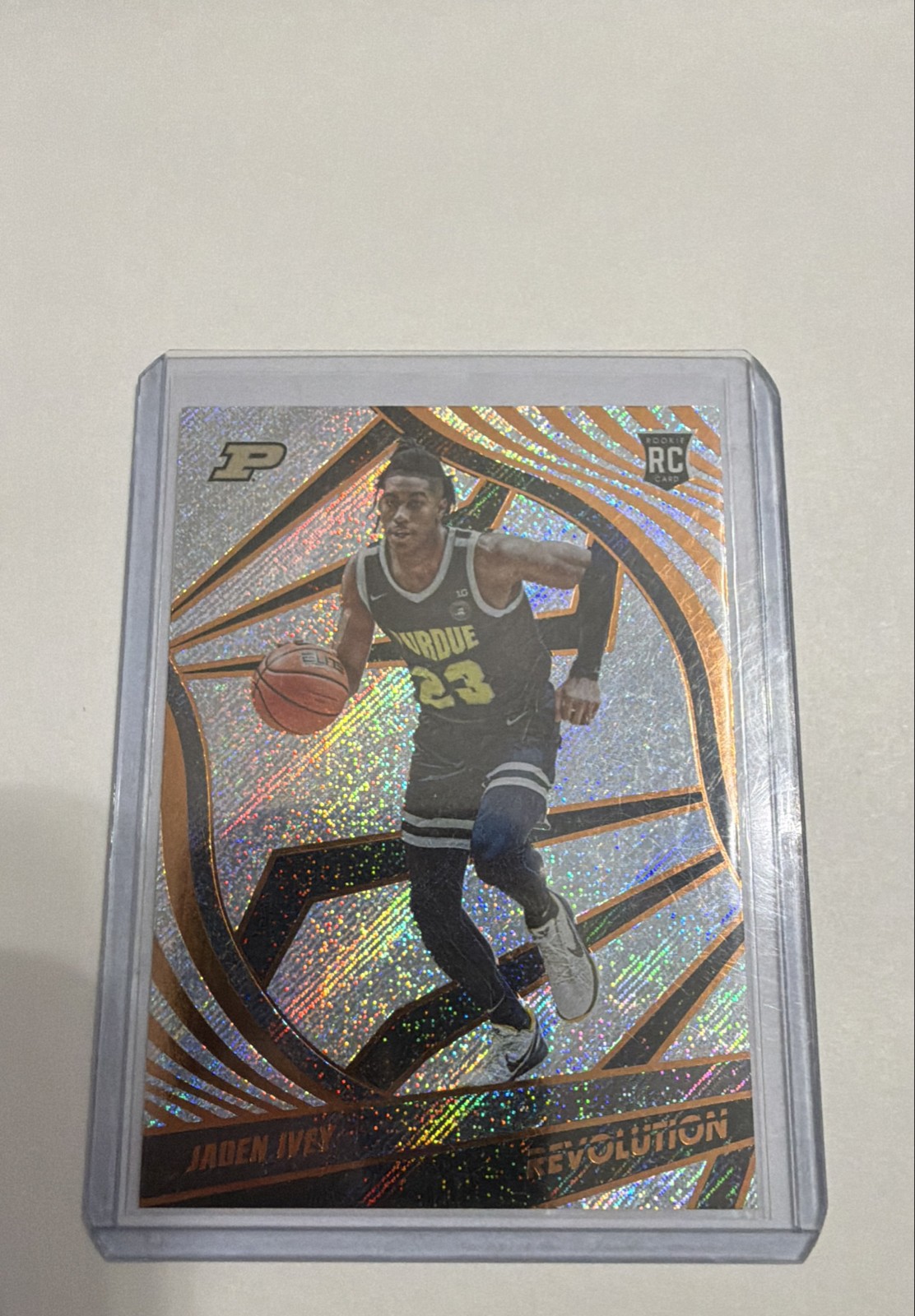 Jaden Ivey #8 Basketball Cards 2022 Panini Chronicles Draft Picks Revolution trading card — raw and PSA graded price guide