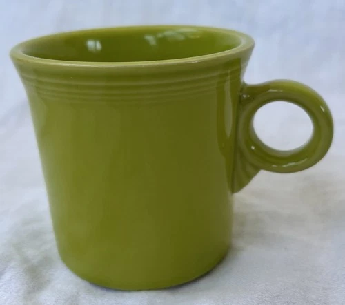 Fiesta Homer Laughlin Chartreuse O Ring Handle Mug Desirable Color