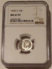 NGC 1946 S Roosevelt Dime MS67 FT