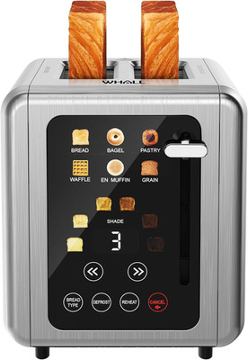 Touch Screen Toaster 2 Slice,Smart Digital Toaster with 1.5'' Wide Slots,6 Shade 