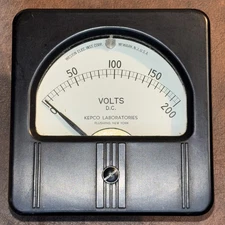 VTG Kepco Laboratories 0-200 1301 DC Volt Panel Meter