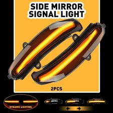 Smoke Side LED Turn Mirror Light Signal For Mercedes C200 W203 C-Class 2000-2007