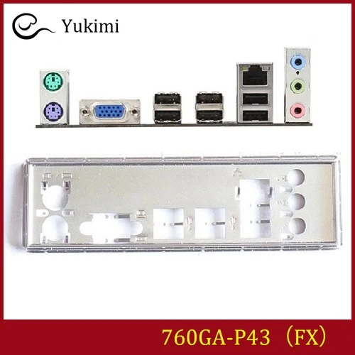 NEW FOR MSI 760GA-P43（FX）、760GM-P21（FX）Ｍotherboard I/O Shield Backplate