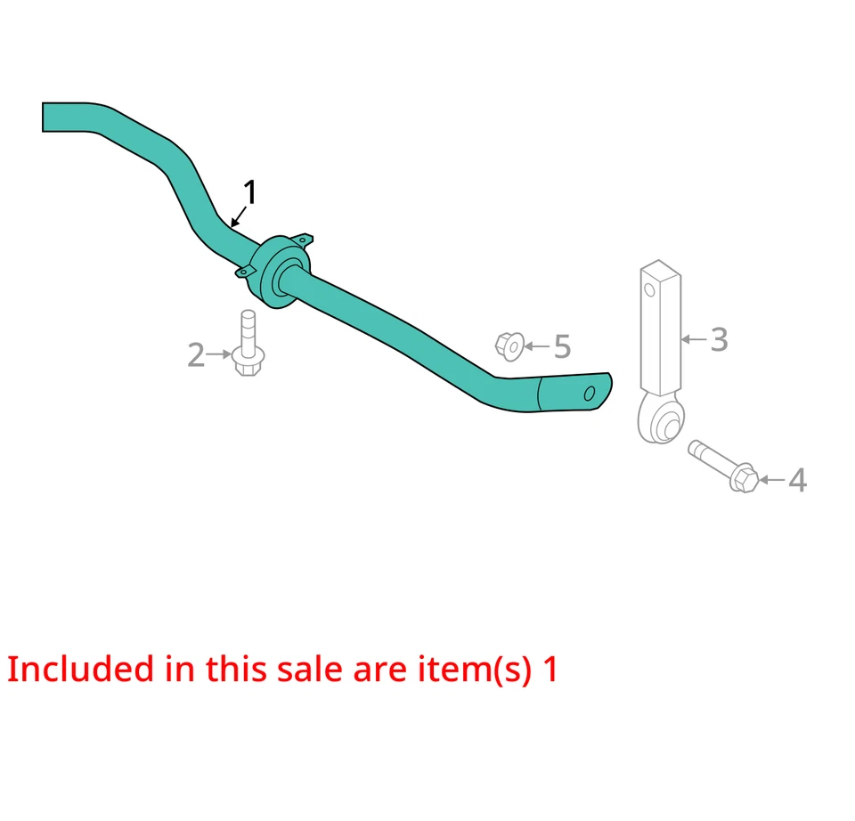 2018-2021 AUDI A5 REAR LEFT & RIGHT STABILIZER END LINK SET *12K MILES* - Image 3 of 4