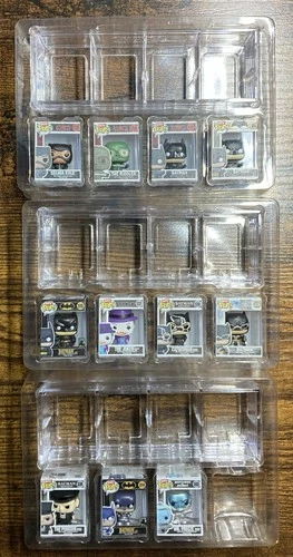 Lot of 11 Funko Bitty Pop! DC Batman Figures ~ Riddler Penguin Joker Catwoman