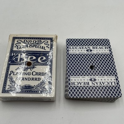 Playing Cards Vintage Bee Club Special No.92 from Lucayan Beach Casino Bahamas