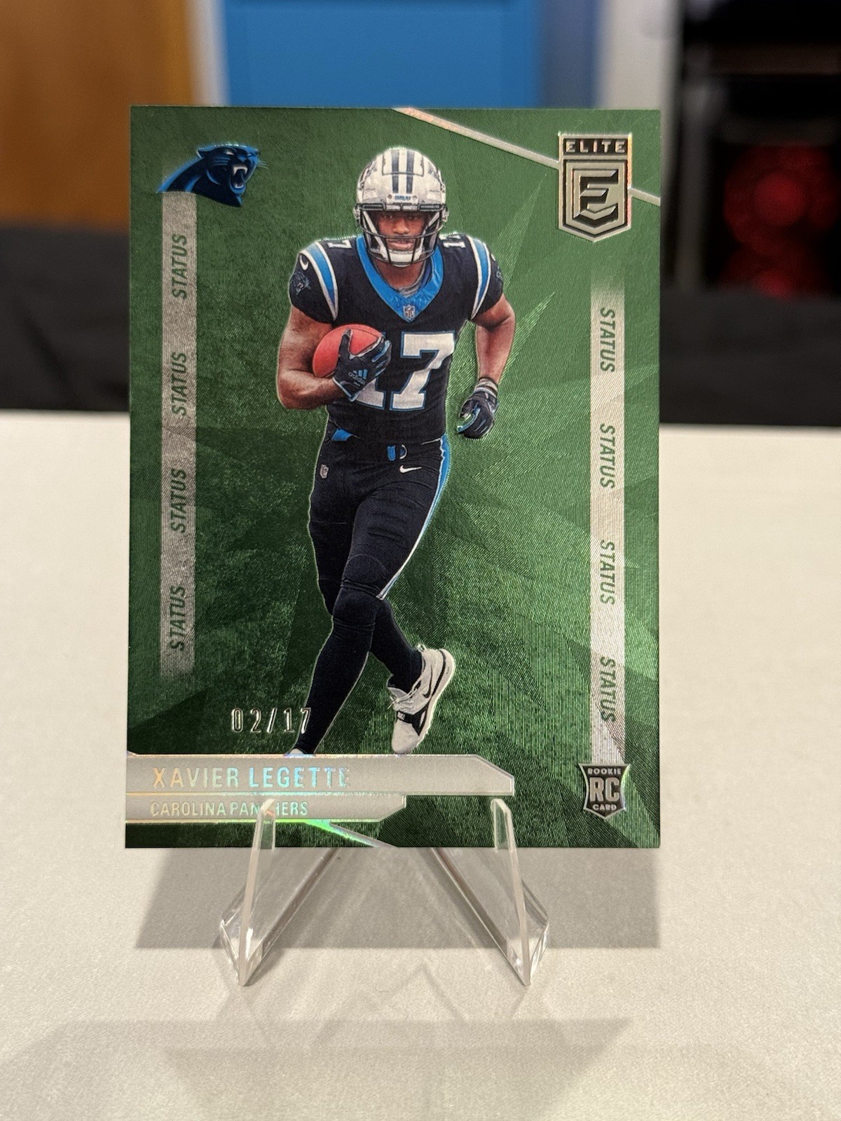 2024 Panini Donruss Elite - Rookies Xavier Legette #113 Status /17 (RC)