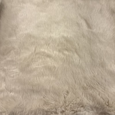 I Pottery Barn cozy faux fur pillow cover 18  Sq. Zip Close Cream Soft (a42