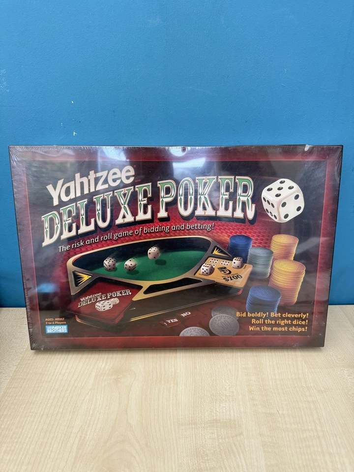 Yahtzee Deluxe Poker 2005 Board Game Sealed Brand New Adult Casino - Image 3 of 3