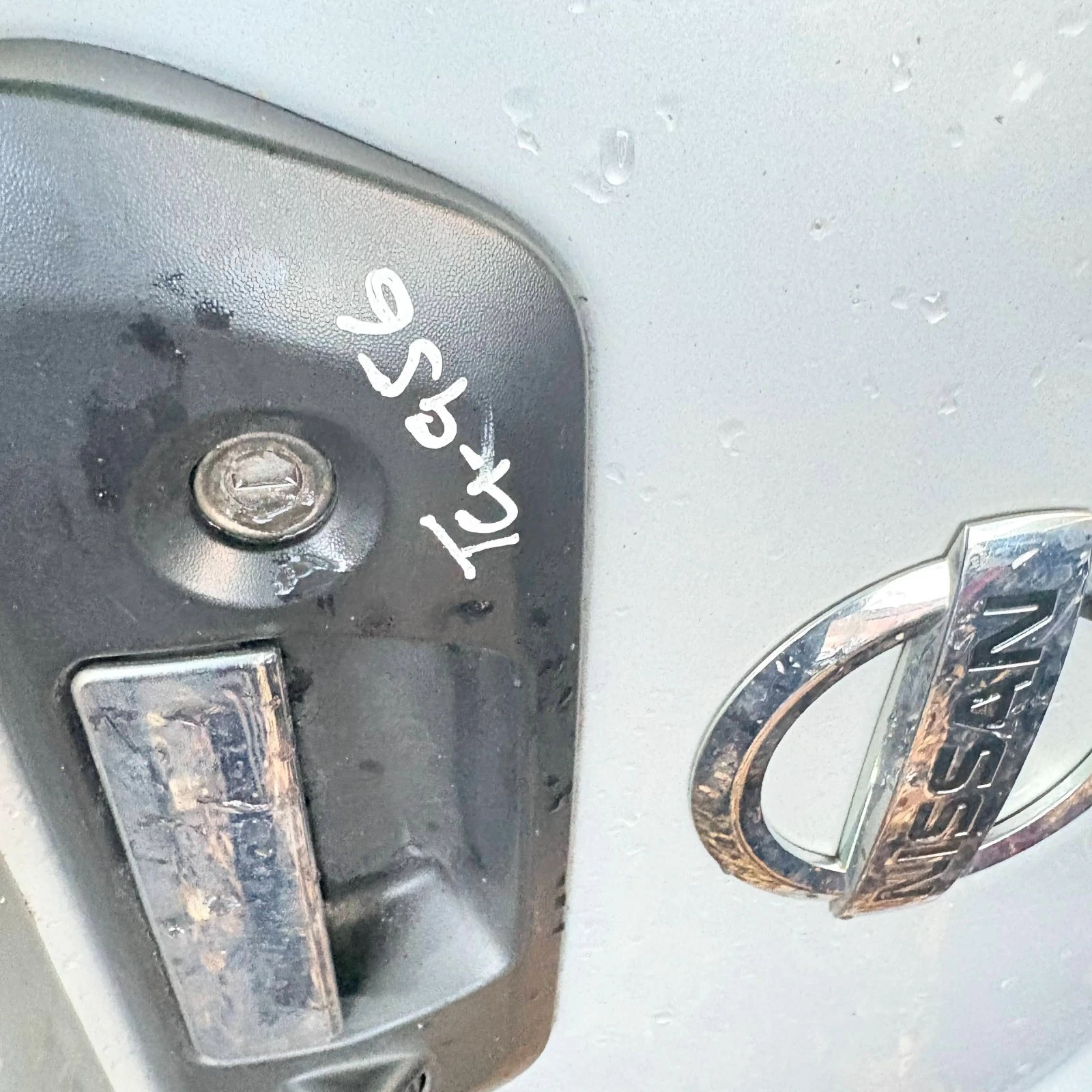 Second actual donor vehicle reference Nissan badge visible