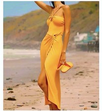 NWT $154 Sz M L*Space Aya Bandeau Dress TAMARIND