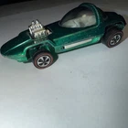 Vintage Hot Wheels 1967 Red Line Silhouette Green (Excellent condition)