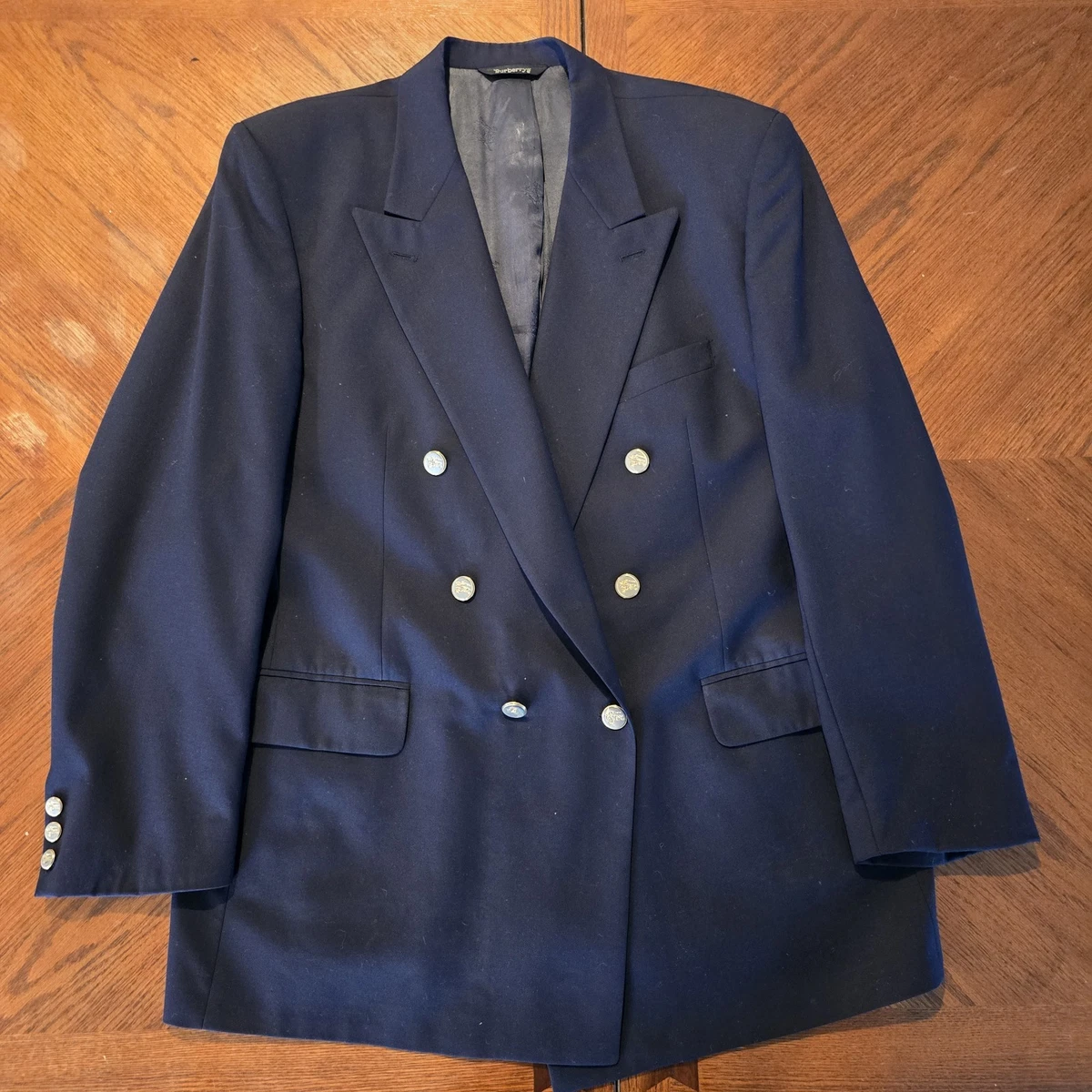 Burberry Blue Double-Breasted Suits & Blazers for Men for sale | eBay