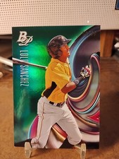 Lolo Sanchez 2018 Bowman Platinum Green /99 TOP-77