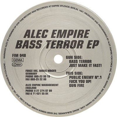 Alec Empire - Bass Terror EP (Vinyl 12'' - 1993 - DE - Original)